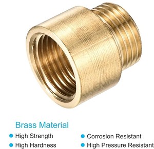 Adaptateur mâle en laiton forgé à surface lisse pour raccord de tuyauterie, adaptateur égal à basse pression pour la plomberie et l'irrigation - Product Image 1