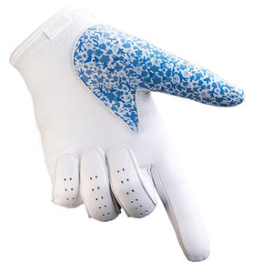 Gant de golf en cuir Cabretta blanc, design personnalisé, main gauche, respirant, antidérapant, fermeture auto-agrippante, unisexe, gant de sport - Product Image 6
