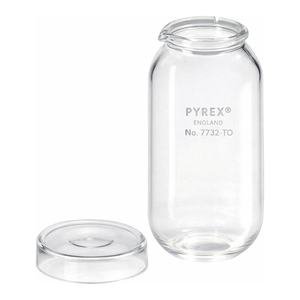 Bombe à gaz réutilisable en verre Pyrex de 100 ml avec couvercle pour les tests de stabilité de la essence - Product Image 1