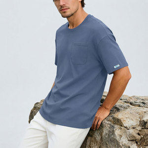 Front Pocket Customized Logo Oversized Men's Gym T-<b>Shirt</b> Eco-Friendly Quick Dry Breathable Premium Performance Fabric <b>100</b>% - Product Image 4