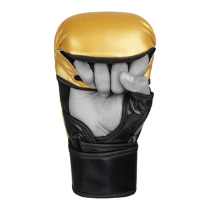 ถุงมือชกมวย MMA หนังแท้สั่งทำพิเศษรุ่นใหม่ - กันน้ำ กันลื่น ปิดแบบผูกเชือก ช่วยพยุงข้อมือ สำหรับการฝึกซ้อมสำหรับผู้ใหญ่ - Product Image 2