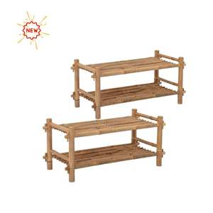 Table et chaise en bambou naturel Design traditionnel pour décoration intérieure et extérieure pour salon cuisine meubles de jardin - Product Image 2