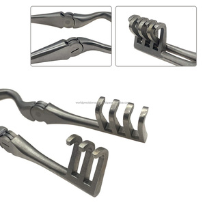 ชุดเครื่องมือผ่าตัดแบบยึดติดด้วยตัวเอง Weitlaner Retractor ทำจากสแตนเลสสตีล ใช้งานด้วยมือ ได้รับการรับรองมาตรฐาน CE และ ISO13485 สำหรับการผ่าตัดทั่วไป ระดับ Class II - Product Image 2