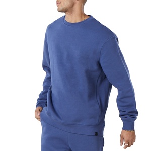 2021 New Style Men's Hooded Pullover Sweatshirt Jogger Set Casual Track Suits Drawstring Waistband Warm 100% Embroidered Solid - Product Image 2