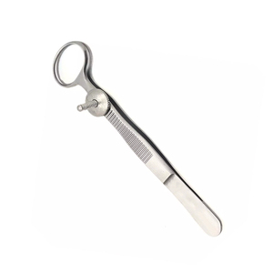 Pinzas Chalazion de Acero Inoxidable, Instrumento Quirúrgico Oftálmico Profesional con Diseño de Precisión Fina para Clínicas de Cuidado Ocular - Product Image 1
