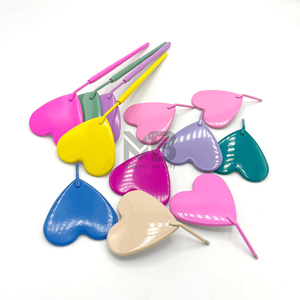 MAGMA BEAUTY Herramienta Auxiliar para Injerto de Pestañas de un Solo Lado, Espejo Pequeño en Forma de Corazón Multicolor para Observación Inversa del Piso de la Pestaña - Product Image 1