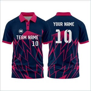 Custom Cricket Match Jersey Lightweight Quick Dry Cricket Teamwear Manufacturer Supplier - Product Image 1