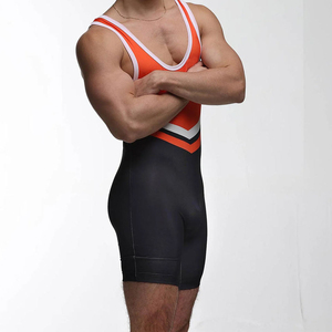 Custom Fashion Sublimation Sportswear Wrestling <b>Singlet</b> Breathable Weightlifting Customized Youth Wrestling Wear <b>Singlet</b> - Product Image 1
