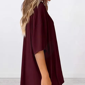 Ensemble T-shirt et short de couleur unie au meilleur prix du Pakistan, 100% coton, T-shirts à manches courtes pour femmes avec ensemble de shorts - Product Image 4