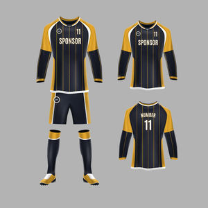 Nouvelle saison, qualité supérieure, 100% polyester, maillots de football en gros, sublimation personnalisée, maillots de football pour hommes - Product Image 5