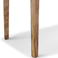 Ensemble de salle à manger d'extérieur au design contemporain avec structure en teck, matériau durable et écologique pour jardin et extérieur