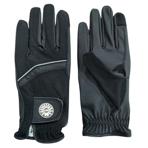 TM STARTECH Women's Custom Equestrian Horse Riding Gloves <b>Hook</b> Loop Closure High Rise Air Mesh Synthetic Leather Comfortable - Product Image 1