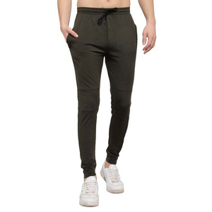 Pantalon décontracté pour homme en coton, taille haute, coupe droite, pour l'extérieur, faible MOQ - Product Image 1