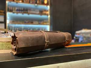 กระเป๋าใส่มีดหนังแบบพับได้ พกพาสะดวก ทนทาน คุณภาพเยี่ยม สำหรับเชฟ รุ่น LKR-0384 - Product Image 4