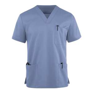 Ensemble d'uniformes médicaux en coton respirant pour infirmières et personnel hospitalier – Haut et pantalon en mélange de coton – Vente en gros - Product Image 5