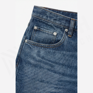 A.P.C. Jean en denim coupe droite pour homme, taille haute, coupe classique, en coton délavé, style décontracté, pantalon d'automne - Product Image 5