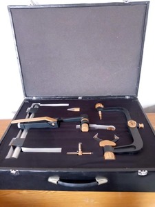 Reusable Surgical Skull <b>Clamp</b> Head Fixation Device with Adjustable Articulating Arm and <b>Table</b> Rail <b>Clamp</b> for Medical Use - Product Image 3