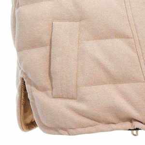 เสื้อกั๊กบุนวมกันน้ำลายสก็อตคอตั้งแฟชั่นฤดูหนาวสำหรับผู้ชาย - Product Image 3