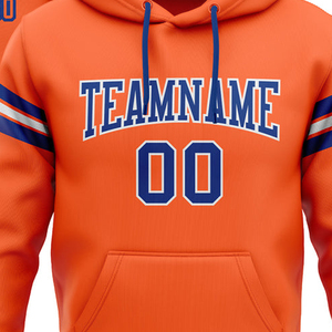 Sweat-shirts d'équipe sportive personnalisés par sublimation, sweat-shirt personnalisé avec le nom du club, sweat-shirt d'entraînement en polaire 100% polyester, fabricant OEM ODM - Product Image 2