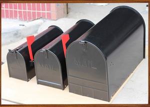 Boîte aux lettres extérieure intelligente en acier inoxydable et aluminium moulé, motif Art Déco classique de Noël, fabrication OEM, vente en gros, Vietnam - Product Image 2