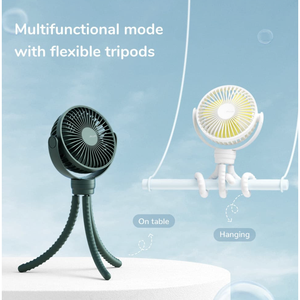 Ventilador para Cochecito Jisulife Life1 FA24 Blanco - Product Image 3