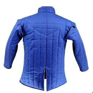 100% coton médiéval Vintage Gambeson manteau épais rembourré Viking armure à manches longues Aketon veste col Mandarin hiver adapté - Product Image 3