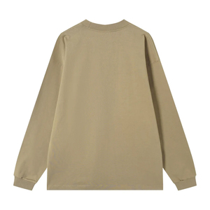 Cotton Mock Neck Raglan Sleeve T Shirt Men Plain Casual Tee Custom Logo Blank Apparel Wholesale Supplier - Product Image 2