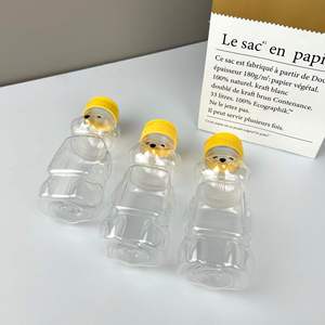 ขวดน้ำผึ้งใส PET ขนาด 8 ออนซ์ 250 มล. รูปทรงหมี ปากขวดขนาด 38-400 - Product Image 2