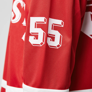 Customizable Summer Hockey Jersey Oversized Streetwear Long Sleeve Mesh Breathable Lightweight Polyester OEM Manufacturer - Product Image 5