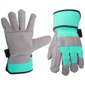 Guantes de Trabajo Industriales Reforzados de Cuero Vacuno, Protección para Manos, Guantes de Seguridad para Trabajadores, con Forro de Algodón - Product Image 3