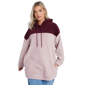 Fabricantes de sudaderas con capucha: Sudadera unisex de forro polar tipo teddy, gruesa, con bordado de pedrería, bolsillo grande, hombros caídos y cuello alto. Personalizable. - Product Image 5