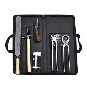 Kit de Herrador al por Mayor, Herramientas de Recorte de Pezuñas Equinas Reutilizables de Acero Inoxidable Duradero, Equipo Profesional de Herrador, Juego Completo - Product Image 1