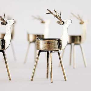 Golden Angel Figurine Set Handmade Metal Christmas Decor Centerpiece for Holiday <b>Table</b> Decoration - Product Image 2