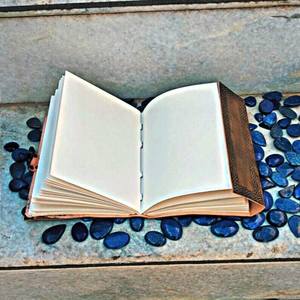 NEW ERA Stitched Side Leather Cover Hardcover <b>Diary</b> Notebook Sewing Binding Customizable Color Logo Elegant Durable for Gifts - Product Image 3