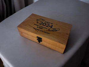 Boîte en bois gravée au laser personnalisée en bambou, boîte à bijoux durable gravée au laser, boîte de rangement, étui de cuisine en gros - Product Image 3