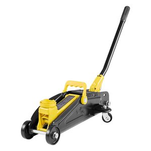 Cric idraulico da corsa in acciaio da 2 tonnellate (4400 libbre) a profilo ribassato con pompa a sollevamento rapido a pistone singolo per auto - Product Image 5