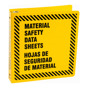 Bilingual Yellow Plastic <b>Ring</b> <b>Binder</b> for Laboratory Documents A4 Size - Product Image 3