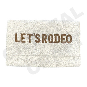 Bolso de Mano Astros con Cuentas Hecho a Mano, Diseño de Letras Bordadas, Bolso de Noche de Lujo para Fiestas, Navidad, Año Nuevo - Product Image 3