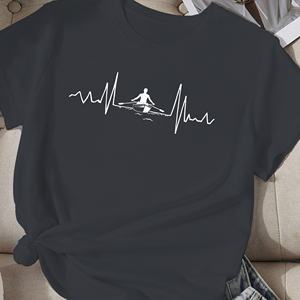 Camiseta cómoda para mujer Rowing Heartbeat line - Product Image 2