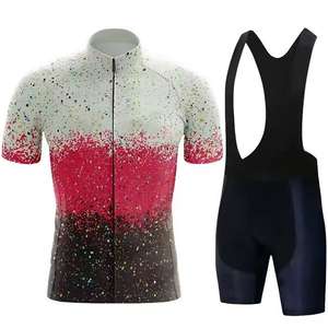 Conjunto de Ciclismo de Secado Rápido, Transpirable, Ecológico, con Tirantes Elásticos en Cuatro Direcciones, Diseño Personalizado de la Mejor Calidad, Pantalones Cortos con Tirantes de Talla Grande - Product Image 3