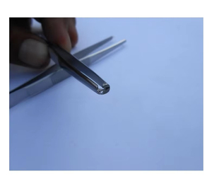 Pinces vétérinaires pour la manipulation des tissus, en acier inoxydable, équipement chirurgical, pinces à pouce vétérinaires - Product Image 3