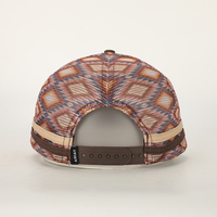 Gorra Trucker Estructurada de 6 Paneles con Camuflaje del Suroeste, Gorra Deportiva Premium con Visera Curva, Bordado Personalizado Duradero, Ajustable, de Lona y Malla
