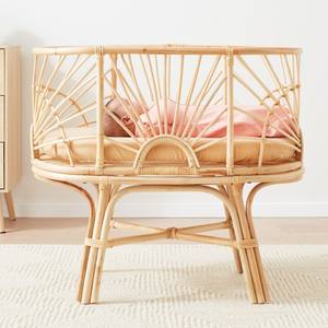 Lits bébé en bois fabriqués au Vietnam, berceau en rotin naturel, lit bébé écologique, berceaux écologiques - Product Image 3