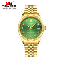 Montre mécanique automatique de luxe TEVISE 629 pour homme, design squelette, mode, affaires, bracelet en acier inoxydable, OEM ODM, étanche