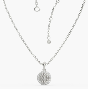 Collar con Colgante Solitario de Lujo con Diamante Cultivado en Laboratorio VVS1, Certificado IGI, Chapado en Oro de 18K, Corte Brillante, para Mujer, Joyería Fina, Regalo - Product Image 2