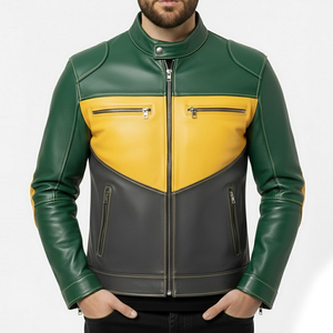 <b>Biker</b> <b>Jacket</b> Coat Wholesale Leather <b>Jackets</b> Winter <b>Jacket</b> Men Black Leather <b>Jacket</b> Motorcycle Fashion Men Slim Fit Leather - Product Image 1