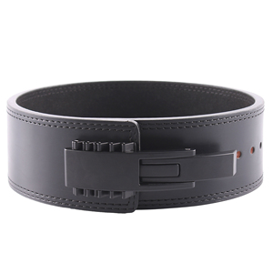 Customizable Logo Cowhide Leather Power Lifting Weight Lifting Gym Training Equipment Professional <b>Belt</b> - Product Image 1