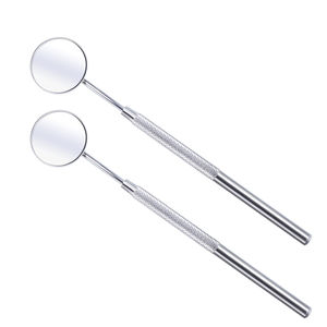 Private Label Personalized Stainless Steel Eyelash Extension <b>Mirror</b> <b>Square</b> Shape Long Handle Lighted - Product Image 5