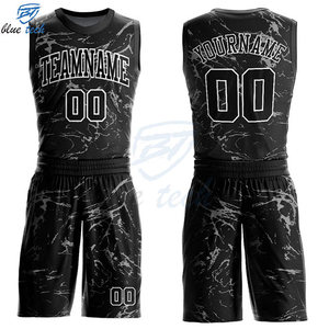 ชุดยูนิฟอร์มบาสเก็ตบอลชาย ไซส์ใหญ่พิเศษ สกรีนโลโก้ ชื่อ หมายเลข ได้ตามสั่ง เสื้อแขนกุด แห้งเร็ว ระบายอากาศดี ชุดฝึกซ้อมบาสเก็ตบอล - Product Image 5