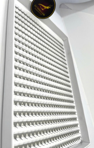 Extensions de cils synthétiques 12D 0.03 13mm D Curl, faites à la main, haute qualité, naturelles, longues, noires mates, volume XL/XXL/MINI, en plateau - Product Image 3